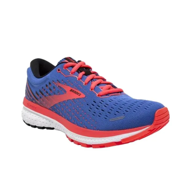 Brooks Ghost 13 Anti Slip Wear Resistant Low Top Training Running Shoes Women's Blue-2