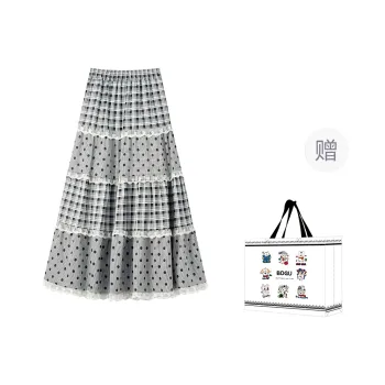BDGU Casual Long Skirt Women's Gray