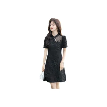 Cypress House Cheongsam Women's Black