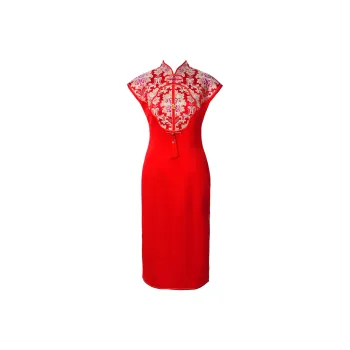 Clothes Cut By Time Cheongsam Women's Red