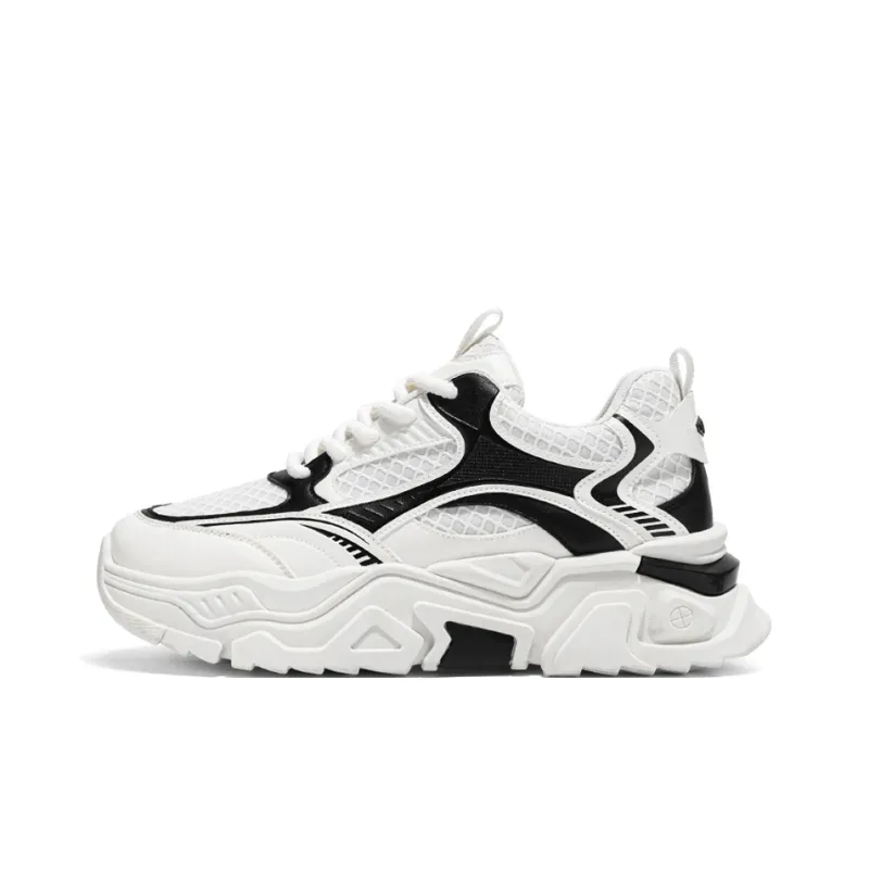 HACKBUTEER Low Top Chunky Sneakers Men's Box Included-1