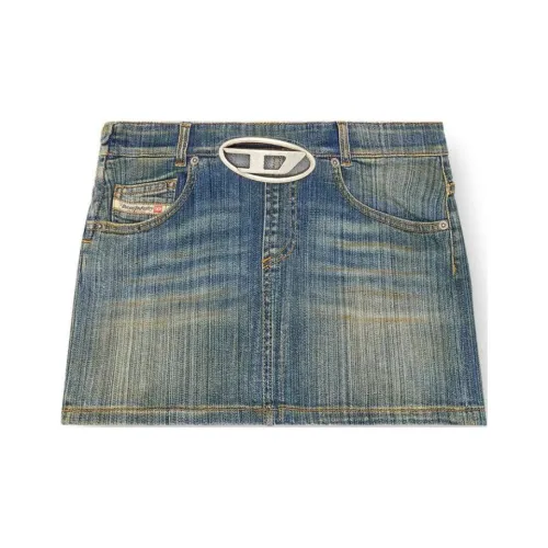 DIESEL De-Ron-S2 Denim Mini Skirt
