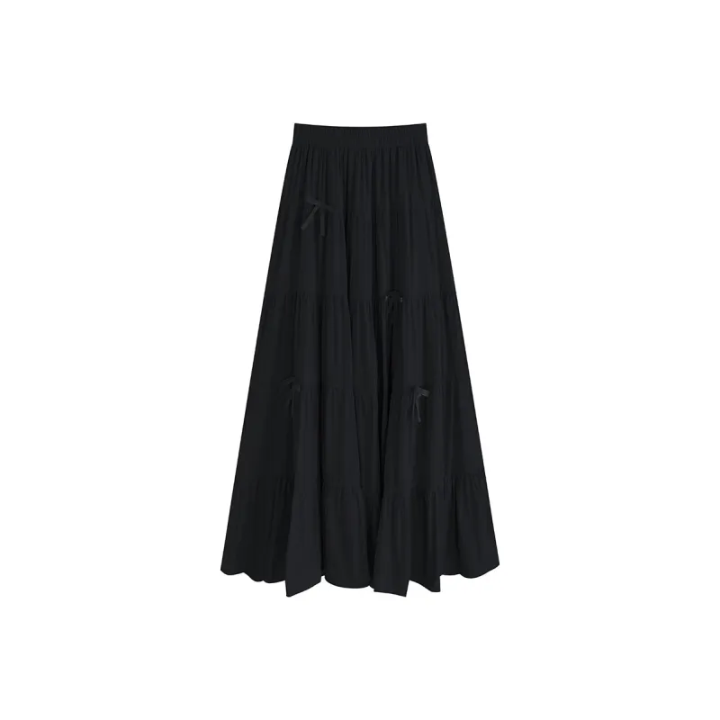 Garbege Casual Long Skirt Women's-10