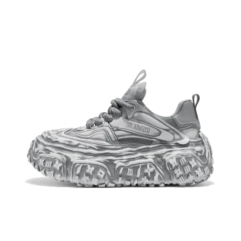 HACKBUTEER Low Top Chunky Sneakers Men's Box Included-1