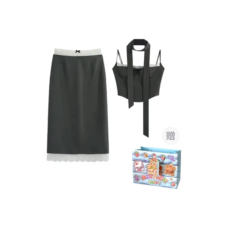 BRASS SCOUT Two Piece Skirt Sets Women's-0