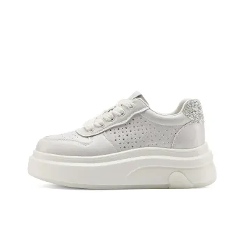 FIVE PLUS Anti Slip And Wear Resistant Height Increasing Low Top Skateboard Shoes Women's