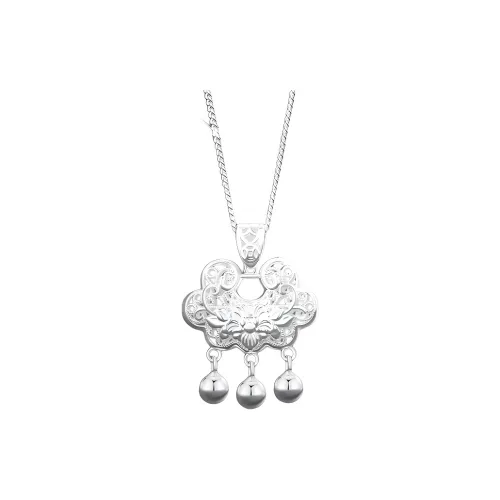 Bear Silversmith 999 Fine Silver Sterling Silver Necklace Women's