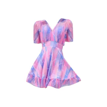 Barbie One piece Swimsuit Women's Blue Pink