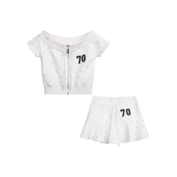 ABCMININ Skirt Set Women's White