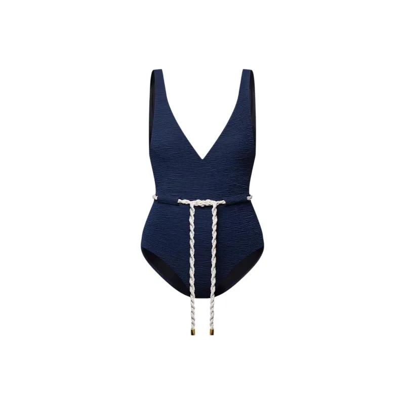 LOUIS VUITTON One piece Swimsuit Women's Marine Blue-0