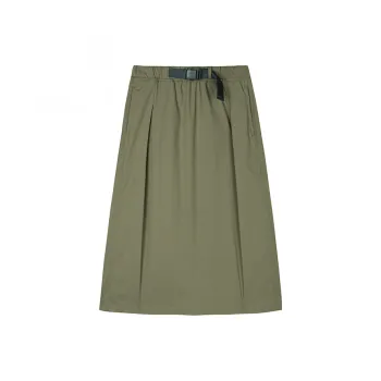 CHAOJIANTA Casual Long Skirts Women's Wisteria Green