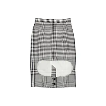 Burberry Casual Long Skirts Women's Gray
