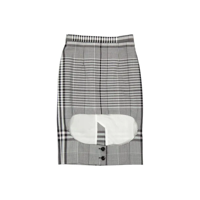 Burberry Casual Long Skirts Women's Gray-0