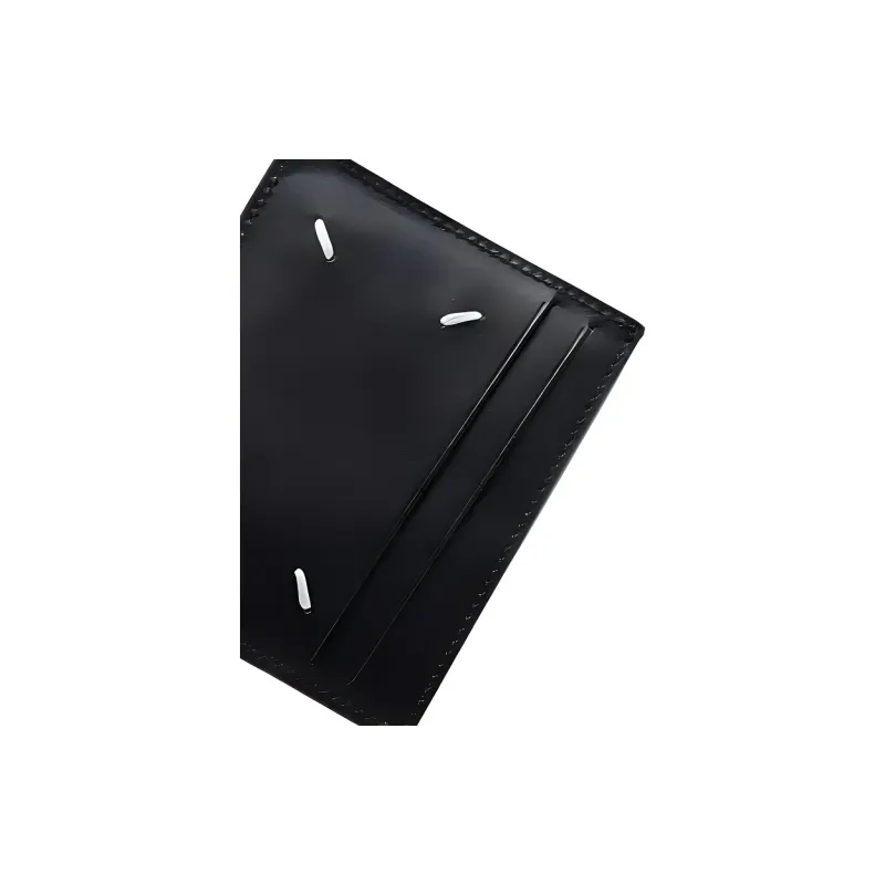 Maison Margiela Calfskin Card Holder, Wallet Men's Black-2