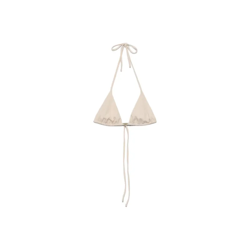 PRADA Rhinestone embellished Triangle Bikini Top-0