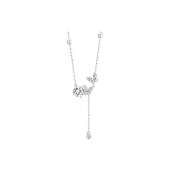 KADER Shimmering Butterfly Dance Series 925 Sterling Silver Necklaces Women's