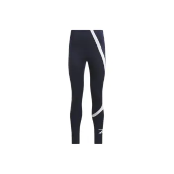Reebok Workout Ready Vector Leggings Athletic Trousers Women's Marine Blue