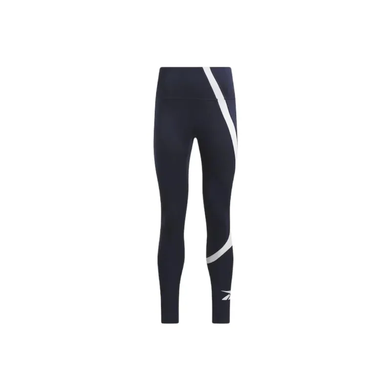 Reebok Workout Ready Vector Leggings Athletic Trousers Women's Marine Blue-0