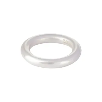 JIL SANDER Brass Rings Men's Silver