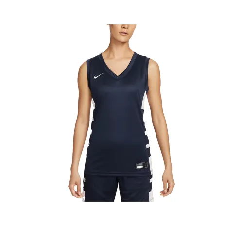 Nike Dri Fit Elite Power Basketball Jersey Women's Dark Team Blue 401