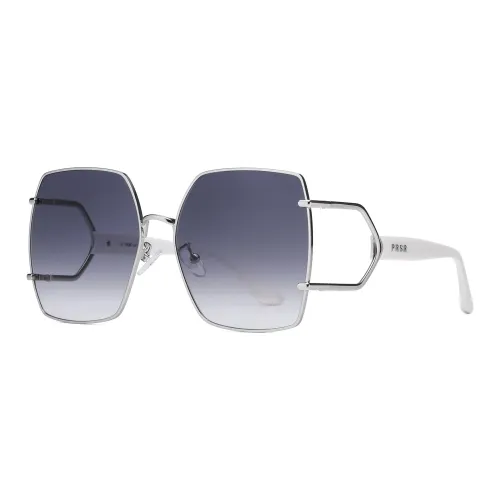 Prsr Plate And Metal Irregular Shape Sunglasses Unisex