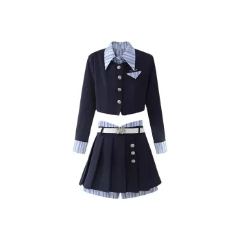 INCO VIBE Skirt Set Women's Royal Blue