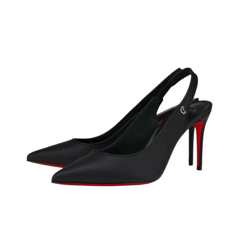 CL LUBOTING Sporty Kate Slim Heel High Heels 8.5cm Women's Black-2