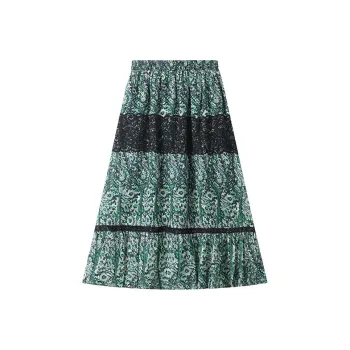 ATUXIU Casual Long Skirt Women's
