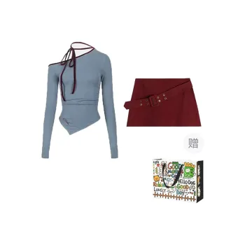 Dippanis Two Piece Skirt Sets Women's