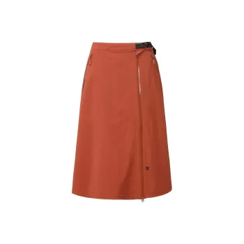 SALOMON Slate Casual Long Skirt Women's Mahogany