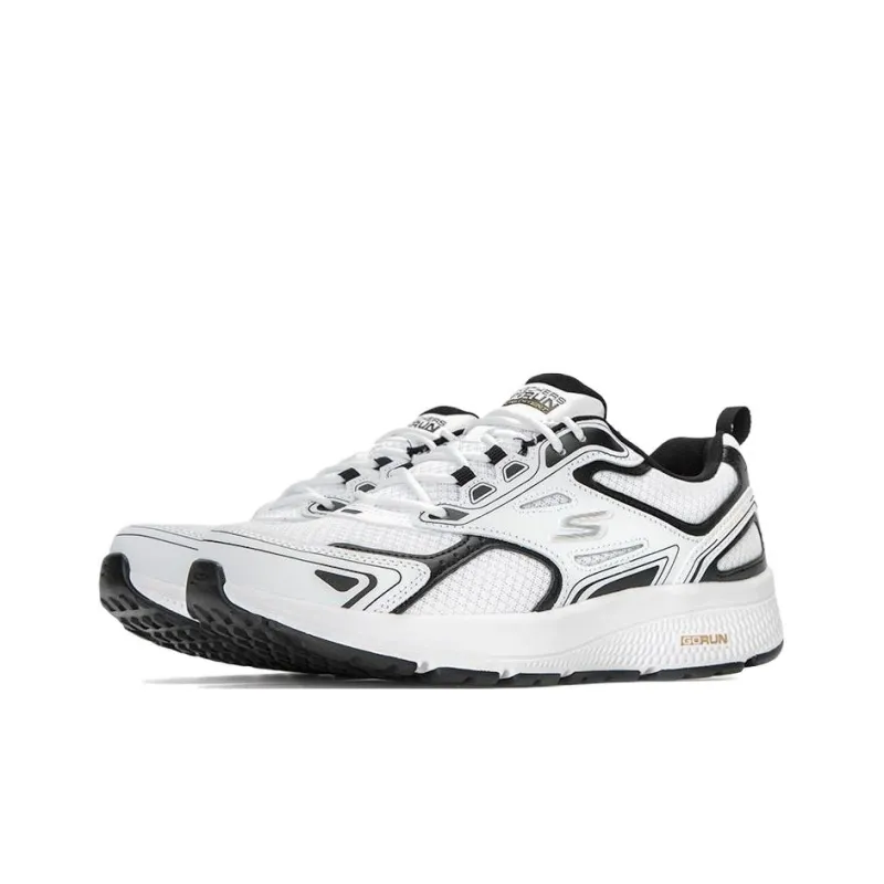 Skechers Go Run 'White Black'-2