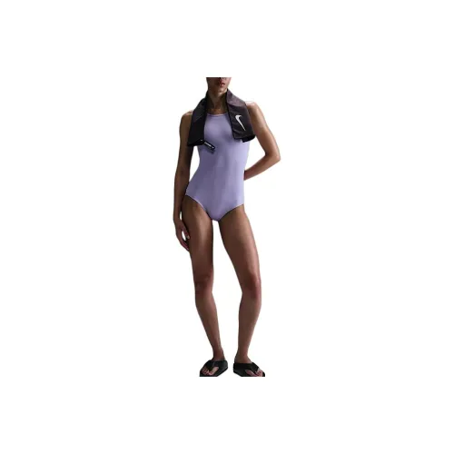 nike One Swim HydraStrong One piece Swimsuit Women's Hydrangea Purple/White