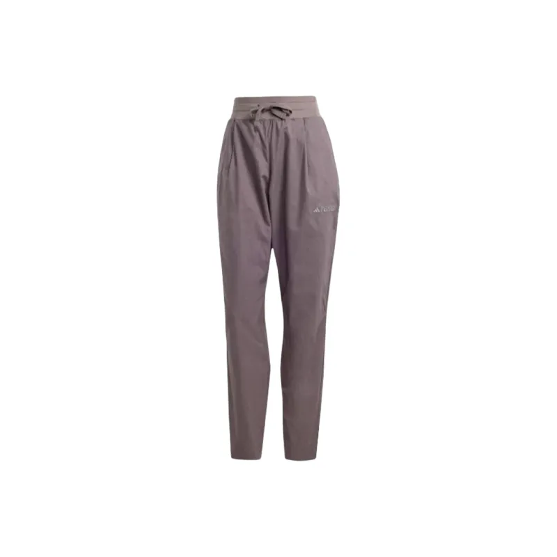 Adidas TERREX XPLORIC TRACKSUIT BOTTOMS Athletic Trousers Women's Charcoal Gray-0