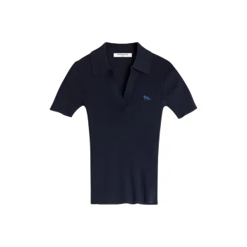 Maison Kitsune Polo Shirt Women's Marine Blue
