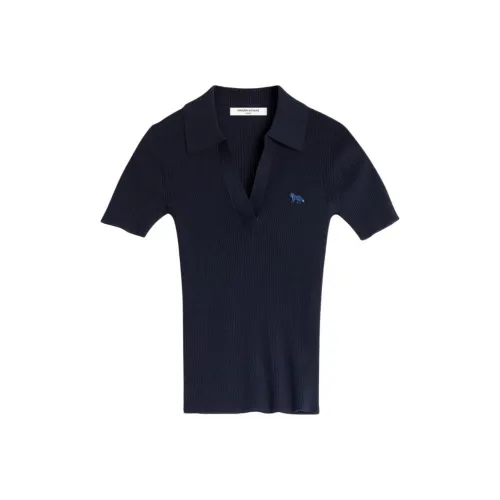 Maison Kitsune Polo Shirt Women's Marine Blue