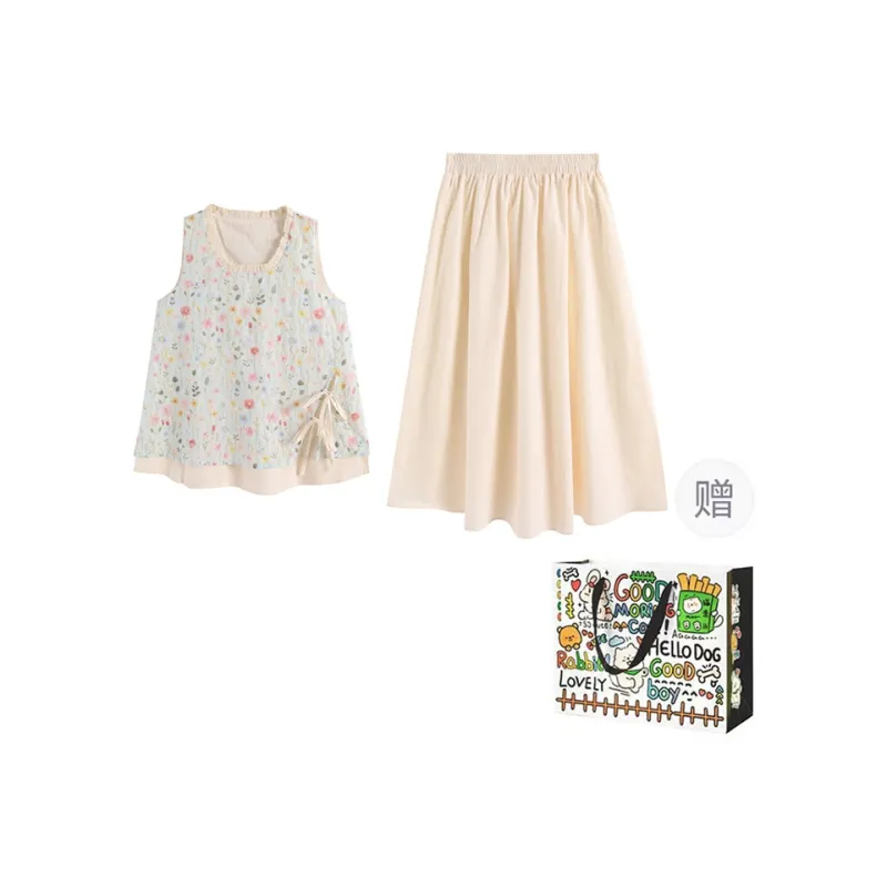 ZVJH Two Piece Skirt Sets Women's-6