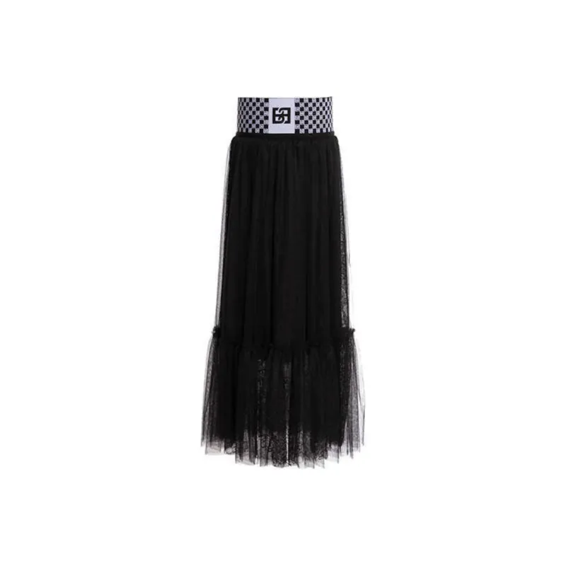 BESIONIA SS23 Casual Long Skirts Women's Black-0