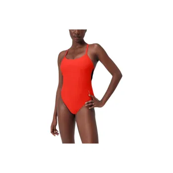 Speedo Colourblock Racerback One-piece Swimsuit Women's Red