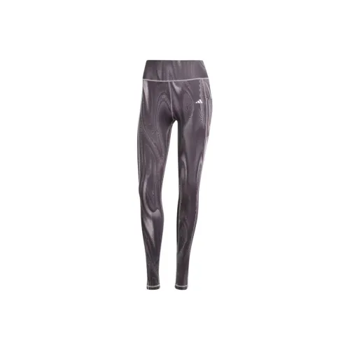 Adidas Optime OPTIME FULL LENGTH PRINT LEGGINGS Athletic Trousers Women's Glory Gray