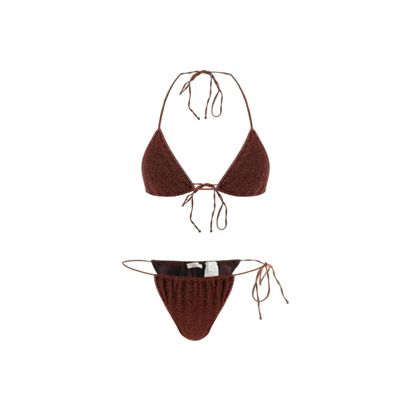 Oséree Lumière Glittered Bikini Set-0