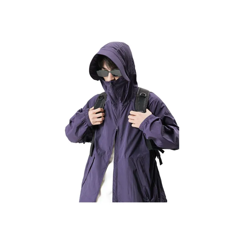 RASHOMONG Reflective With High Visibility Detachable Sun Protection Clothing Unisex-27
