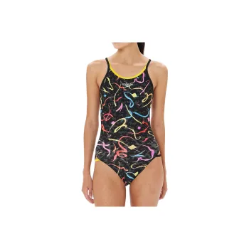 Speedo One piece Swimsuit Women's Multimodal Yellow