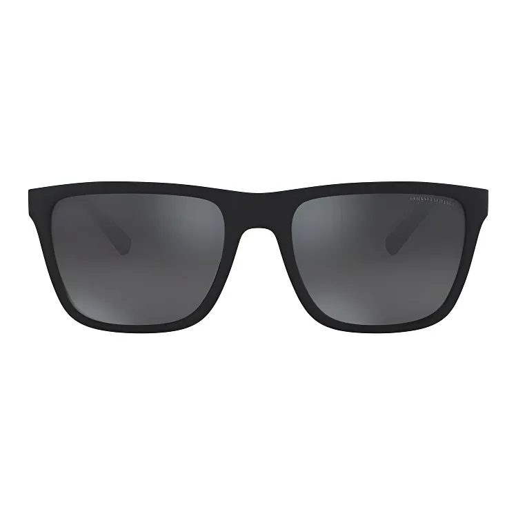 ARMANI EXCHANGE Square Frame Sunglasses Dark Grey & Black-3