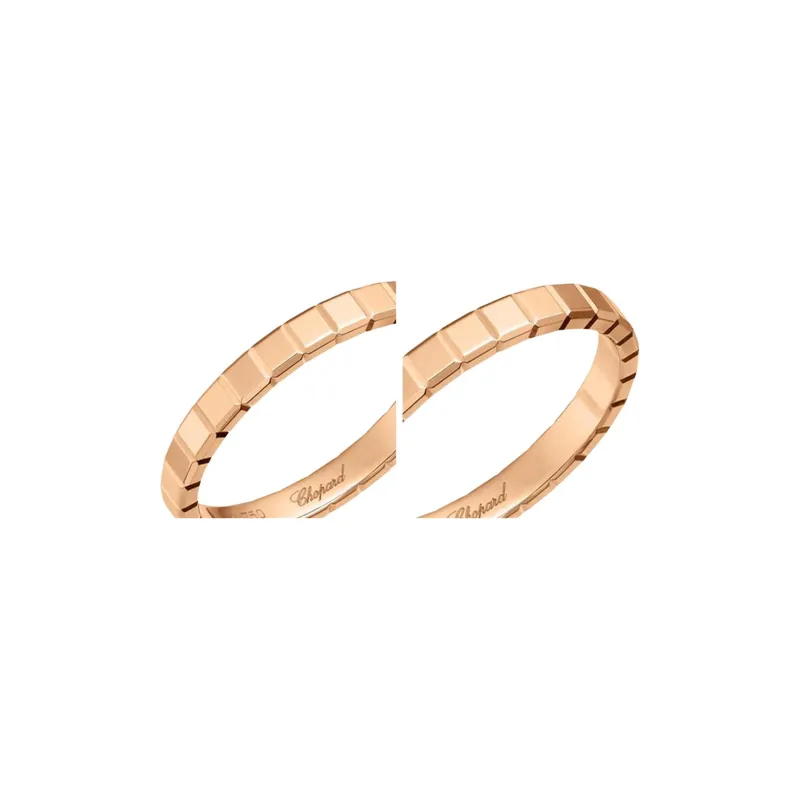 Chopard 18kt Rose Gold Ice Cube Pure Diamond Ring-3