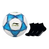 Soccer+Black 3 Pack Socks