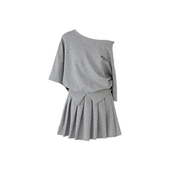 Udon House Skirt Set Women's Gray