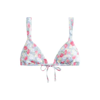 Hollister Two-Piece Swimsuits Women's Light Blue Floral