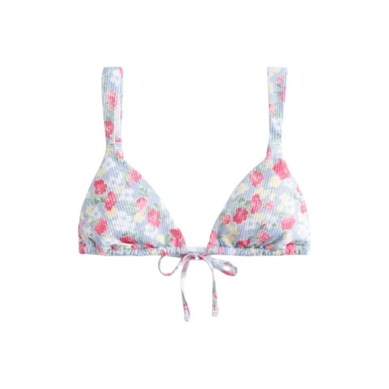 Hollister Two-Piece Swimsuits Women's Light Blue Floral-0