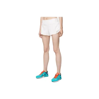 Lululemon Mesh Over Miles Sports Shorts Women's White
