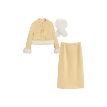 Love To Serve Skirt Set Women's Yellow